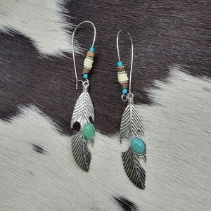 Stunning  Feather Dangling Earrings